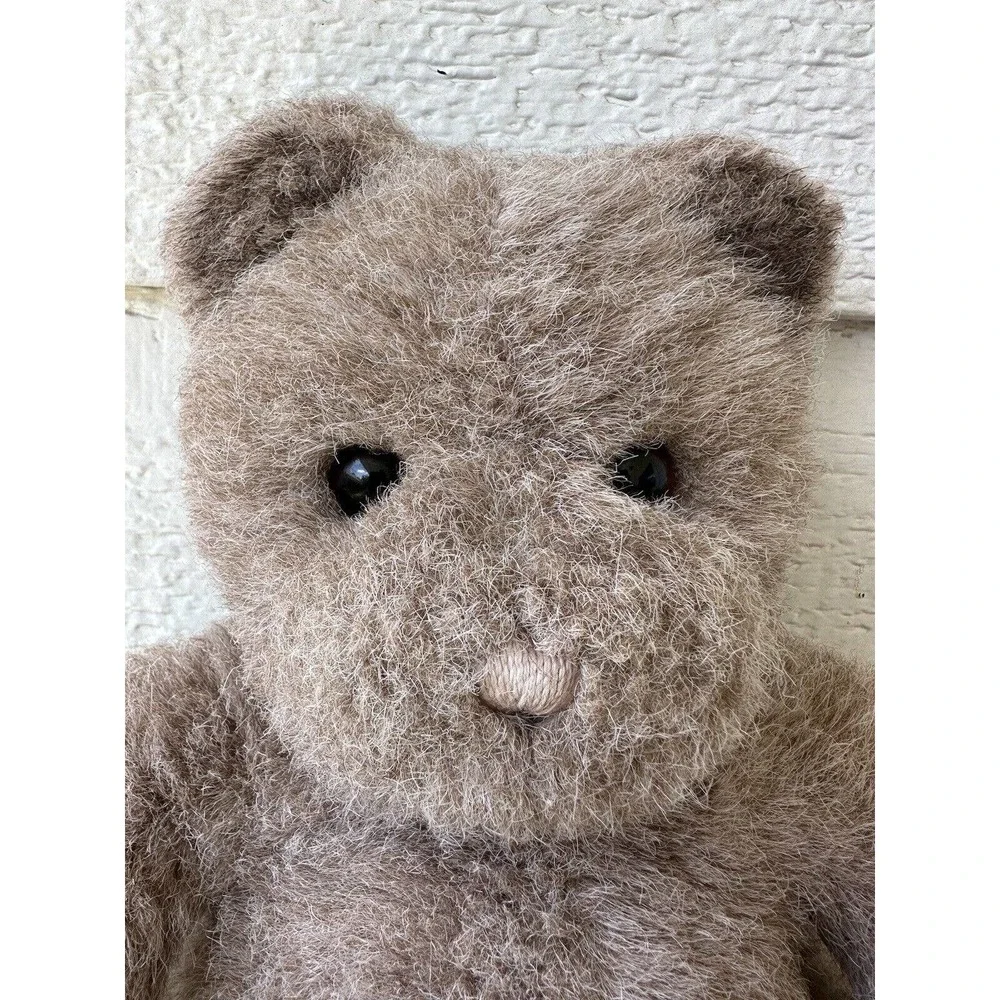 Vintage‎ GUND Plush Bear Brown Teddy 1986 Light Brown Stuffed Animal